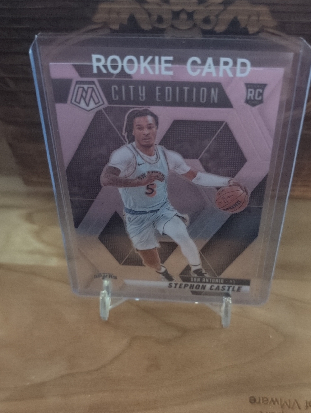 2024-25 Mosaic Stephon Castle City Edition Rookie Card Spurs